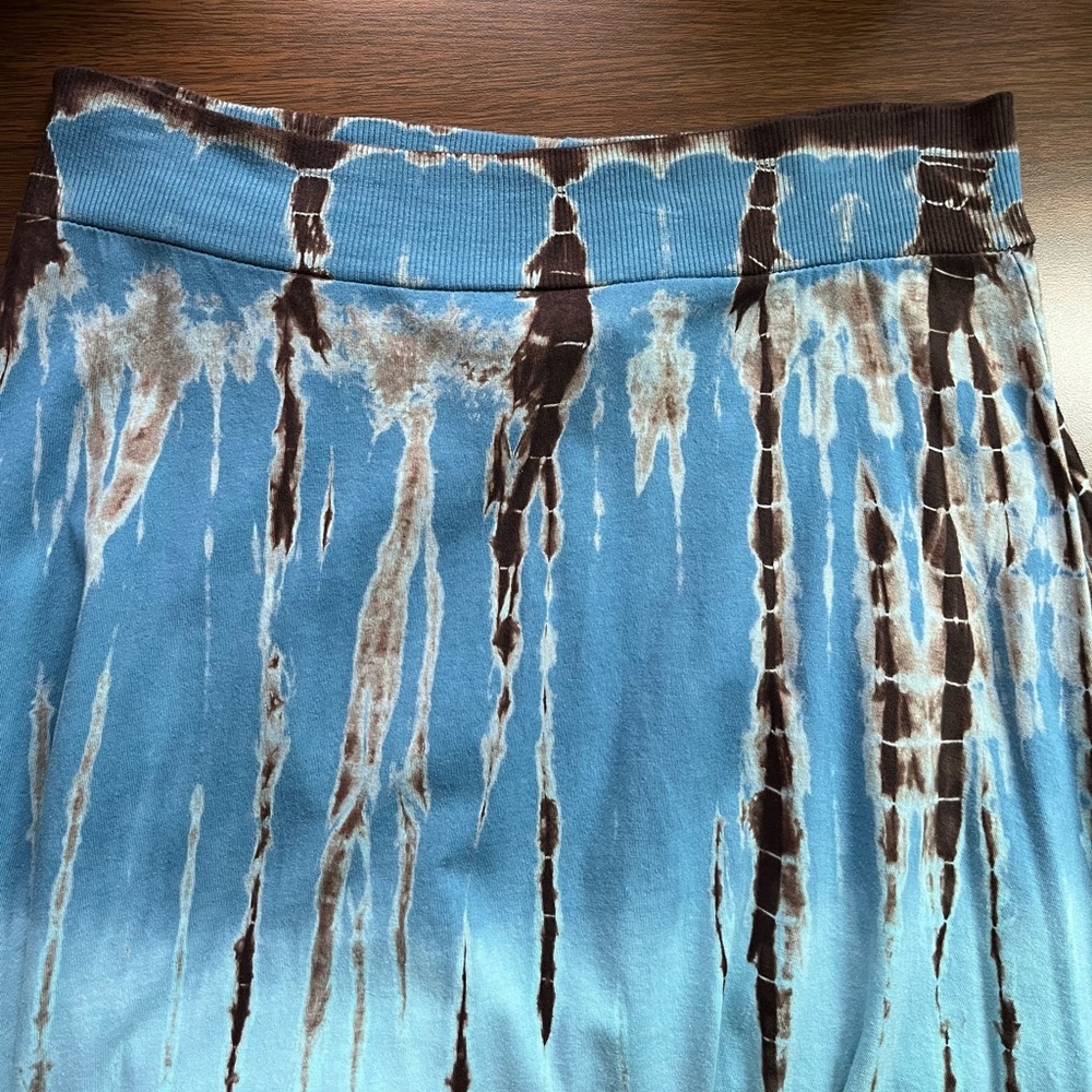 Y2K Tryst Tie-Dye Maxi Skirt Size XL Beach Summer Hippie Comfy